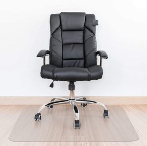 Clear PVC Modern <b>Chair</b> <b>Mat</b> for Hard Floors Eco-Friendly & Water Resistant <b>Office</b> & Home Use Mail Order Packing - Product Image 1