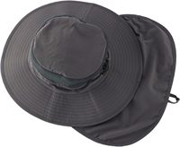 Chapeau de soleil d'hiver 2026 tendance pour l'extérieur, à rayures, UPF50+, en maille, à large bord, avec protection nuque, unisexe, pour la pêche, personnalisable, directement de l'usine