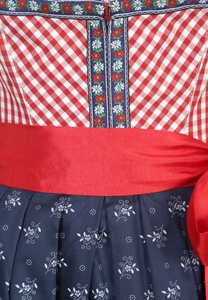 Wholesale Ladies Dirndl Dress 100% Cotton Printed <strong>Frock</strong> and Silk Ribbon / Custom Dirndl Dress / German Dirndl Dress - Product Image 3