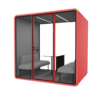 Hecor Prefab Office Pod Sound Insulation Booth Waterproof Modular Cabin Outdoor Garden Silent Working Privacy Space