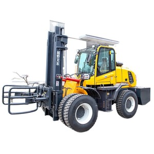 Chinese Four-wheel 3.0-ton 3.5-ton 4.0-ton <strong>Forklifts</strong> for <strong>All</strong>-<strong>terrain</strong> Mini-sized, <strong>Diesel</strong>-powered Off-road <strong>Forklifts</strong> - Product Image 2