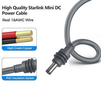 Câble d'alimentation DC personnalisé pour Starlink Mini, étanche, mâle DC vers femelle DC, pour câble d'extension Starlink Mini