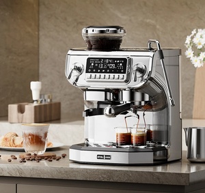 Cafetera Súper Automática PANCERKA para el Hogar, Cafetera Comercial de Acero Inoxidable para Latte y Espresso - Product Image 6