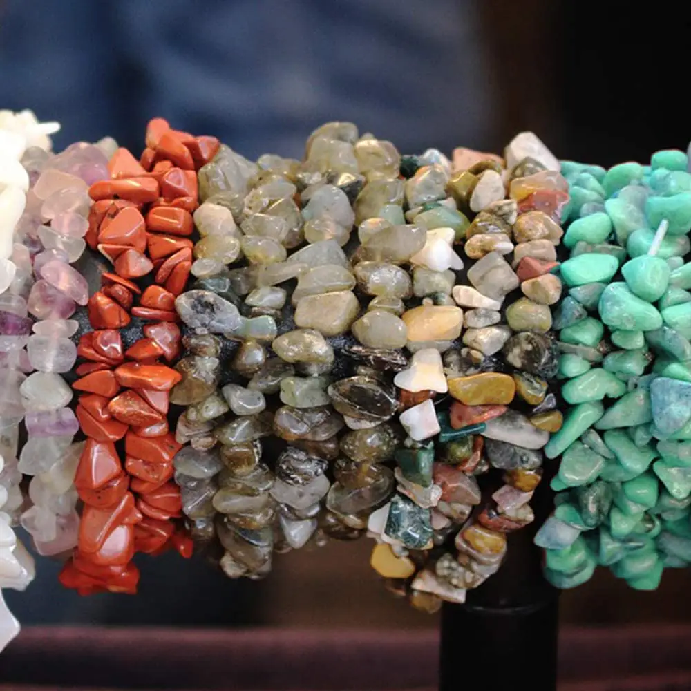 مجموعة صنع مجوهرات كريستال متعددة الألوان طبيعية أحجار كريمة كريستال لخاتم القرط وصنع المجوهرات المورد