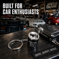 Gantungan Kunci Transmisi Manual Kustom Logam 6 Speed Gearbox, Gantungan Kunci Logo Personal, Hadiah Suvenir Klub Mobil Modifikasi untuk Penggemar Mobil