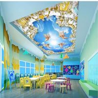 Usine foxygen bonne qualité vendre à prix réduit film de faux plafond 3d
