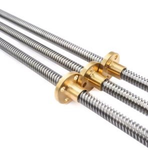 304 Stainless Steel T12 Screw Length 100 200 300 400 500 600 700 800 1000mm Lead 2 3 4 8 10 <strong>Trapezoidal</strong> <strong>Spindle</strong> And Nut - Product Image 4