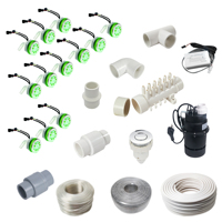 Kit Spa Jacuzzi à bulles d'air mince avec 12 jets, autoportant, moderne, encastrable, portable, écologique, en ABS, pour massage