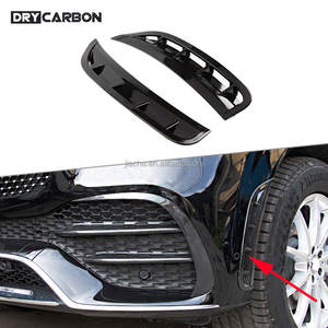 Ailettes de séparation latérale de pare-chocs avant pour <span class=keywords><strong>Mercedes</strong></span> Benz GLE Class W167 GLE350 450 GLE53 AMG Sport SUV 2020 matériau ABS - Product Image 1