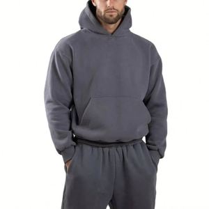 เสื้อฮู้ด650GSM ผ้าฝ้าย100% แขนยาวโอเวอร์ไซส์650GSM เสื้อฮู้ดน้ำหนักสูงออกแบบโลโก้ได้ตามต้องการ - Product Image 1