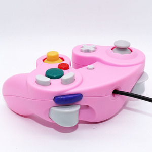 Controlador con Cable para GameCube NGC, Gamepad de Uno o Tres Botones, en Colores Azul, Negro, Blanco y Plateado para Consola NGC - Product Image 4