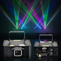 Mini projecteur laser LED RGB 2W avec contrôle DMX512, indice de protection IP33, idéal pour les spectacles de scène, les DJ, les soirées, les boîtes de nuit, les KTV et les bars.