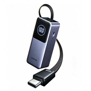 UGREEN พาวเวอร์แบงค์ 20000mAh พร้อมสายชาร์จในตัว รองรับการชาร์จเร็ว 130W PD สำหรับแล็ปท็อป สมาร์ทโฟน และแท็บเล็ต - Product Image 1