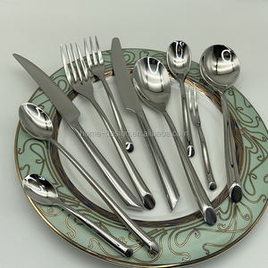 Bán hot chất lượng cao 304 thép không gỉ <span class=keywords><strong>Flatware</strong></span> <span class=keywords><strong>sets</strong></span> cấp thực phẩm đánh bóng Dao Muỗng Dĩa cho đám cưới khách sạn kinh doanh Quà Tặng - Product Image 2