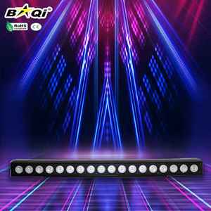 Projecteur <span class=keywords><strong>LED</strong></span> matriciel RVBW 18 pièces à effet mural arc-en-ciel coloré, contrôle DMX512, en aluminium, idéal pour discothèques et soirées, directement de l'usine - Product Image 1