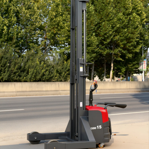 Chariot élévateur électrique Solreign <span class=keywords><strong>CDD</strong></span> 1,6t 1600kg, élévateur à palettes marcheur 4m, batterie lithium 48V, déplaceur latéral hydraulique - Product Image 1