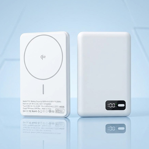 OEM ODM Personnalisé, ultra fin, portable, charge rapide 15W, Qi2, 5000mah, banque d'alimentation sans fil pour téléphone, pour AirPods - Product Image 1