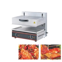 Salamandre électrique de style malaisien avec élévateur intégré, petite forme ovale, chauffe-aliments/grill/four pour la cuisine