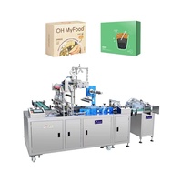 Machine d'emballage tridimensionnelle à film transparent pour les boîtes de rouge à lèvres, les cadeaux et les cosmétiques