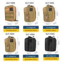 Kit de survie en plein air, camping, randonnée, chasse, équipement d'aventure, équipement d'urgence, sac tactique portable Molle avec outils et couverture thermique