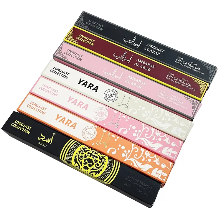 2024 newest designs Arabic flavors pocket perfume 35 ml portable easy to carry test tube perfume long lasting