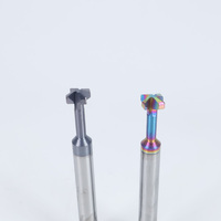 Fraise à rainurer en carbure monobloc à 4 dents, à col long, pour CNC, sur mesure, outil de rainurage non standard
