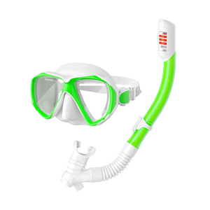 Best Seller Kids Snorkeling Set Colorful Última versión Tubo seco con máscara <span class=keywords><strong>de</strong></span> esnórquel con protección UV para natación y Deportes - Product Image 4