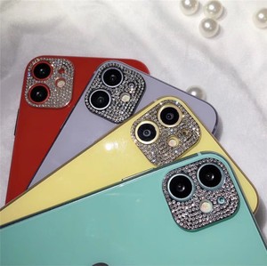 Luxo Moda Bling Diamond Camera Lens Protector para iPhone Samsung <span class=keywords><strong>Oppo</strong></span> Huawei - Product Image 2