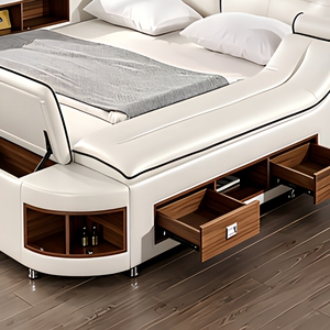 <span class=keywords><strong>Cama</strong></span> <span class=keywords><strong>de</strong></span> <span class=keywords><strong>Masaje</strong></span> Inteligente Moderna King Size con Función <span class=keywords><strong>de</strong></span> <span class=keywords><strong>Masaje</strong></span> y Luces LED, Ideal para Dormitorio, Buen <span class=keywords><strong>Precio</strong></span> - Product Image 5
