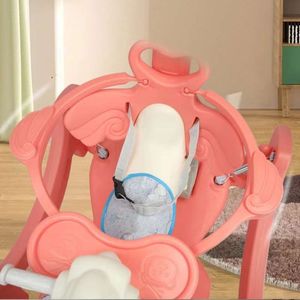 <span class=keywords><strong>Cheval</strong></span> à <span class=keywords><strong>bascule</strong></span> anti-chute unisexe, premier cadeau d'anniversaire pour enfants, peluche douce et plastique pour garçons et filles - Product Image 3