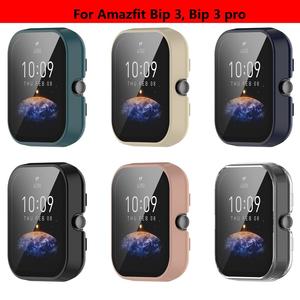 Funda transparente de cristal templado para <span class=keywords><strong>Amazfit</strong></span> GTS4 mini, <span class=keywords><strong>Bip</strong></span> <span class=keywords><strong>3</strong></span>, Pop Watch, carcasa protectora completa para <span class=keywords><strong>Bip</strong></span> <span class=keywords><strong>U</strong></span> - Product Image 3