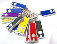 Mini lampe torche LED carrée en plastique ABS, porte-clés, jeu de puzzle créatif, portable, pour le sport, les animaux, l'amour, cadeau de poche