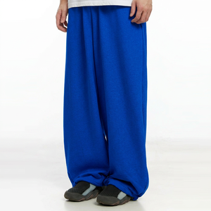 OEM Service Lightweight Casual Baggy Wide Leg Cotton Sweatpants Loose Joggers Drawstring - Product Image 2
