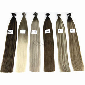 Đôi-rút ra Keratin tip nguyên liệu phần mở rộng tóc ánh sáng màu sắc nổi bật cho phụ nữ da trắng chất lượng cao tóc con người - Product Image 2