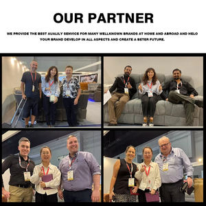 Fauteuil inclinable individuel Cy Modern en cuir marron imperméable avec cadre en bois, style <span class=keywords><strong>cinéma</strong></span>, pour massage - Product Image 4