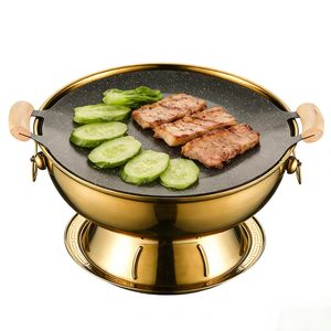 Réchaud de table coréen en acier inoxydable pour restaurant, portable, pour <span class=keywords><strong>intérieur</strong></span> et extérieur, barbecue de camping - Product Image 4