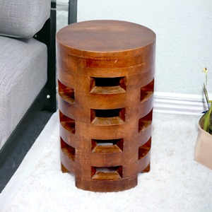 New Arrival Modern Solid Wood <b>Side</b> <b>Table</b> Simple for Living Room Furniture with Home Kitchen Accessories - Product Image 2