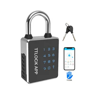 Security Tuya TTLock App Smart PadLock,Digital WiFi Keypad Smart Card Anti-Theft Waterproof Smart PadLocks