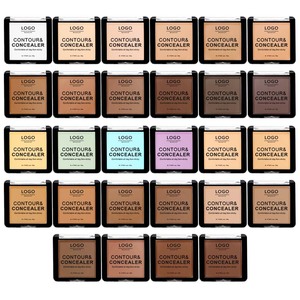 Protezione solare naturale crema di copertura completa tavolozza correttore crema idratante per il trucco sulla pelle del viso - Product Image 5