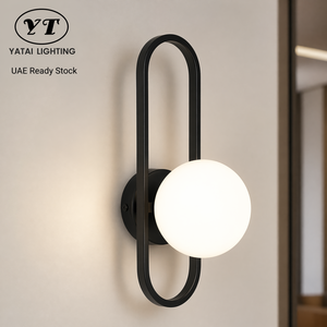 Lámpara de Pared LED Moderna con Pantalla de Acrílico y Cuerpo de Hierro, para Dormitorio o Sala de Estar, CCT Seleccionable 3000K 6000K - Product Image 1
