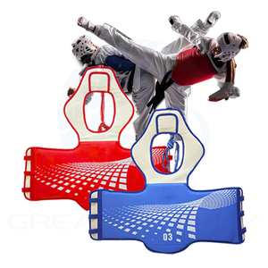 Equipo Protector de Taekwondo Popular de Material PU, Equipo de Protección Electrónico de Tamaño Personalizado, Protector de Pie de Taekwondo WT Dobok para Competición y Entrenamiento - Product Image 1