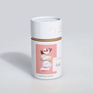 Boîte Cadeau Caja Redonda de petit cylindre personnalisé de luxe en carton bougie parfum tube rond - Product Image 6