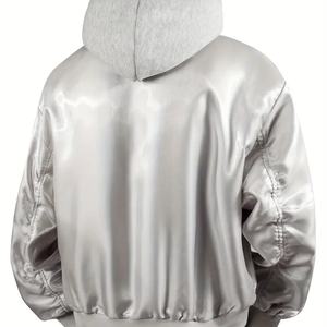 Nouvelle veste pour homme avec fermeture éclair double, chaude et tendance pour l'automne et l'hiver, adaptée aux styles décontractés et cool - Product Image 4