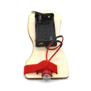 Linterna de mano de madera Star Riverbank, kit de ciencia DIY para niños, juguete educativo, modelo con ensamblaje de luz a pilas - Product Image 3