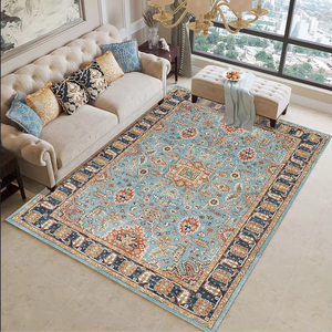 <span class=keywords><strong>Tapis</strong></span> persan vintage antidérapant et lavable pour salon, motif floral oriental, <span class=keywords><strong>tapis</strong></span> de sol doux et chaud à poils ras pour <span class=keywords><strong>chambre</strong></span> à coucher - Product Image 4
