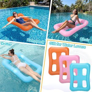 แพยางเป่าลมรูปสี่เหลี่ยมผืนผ้า PVC ยี่ห้อ MAKE WAVES กันน้ำได้ สำหรับสระว่ายน้ำ ชายหาด ทะเลสาบ - Product Image 1