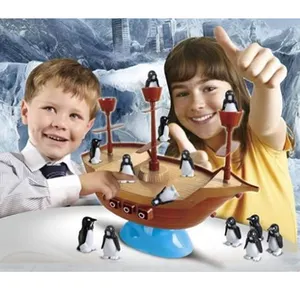 Stimulieren Sie denken Gehirn training Pinguin Piraten schiff Balance Spiel Kinder für 3