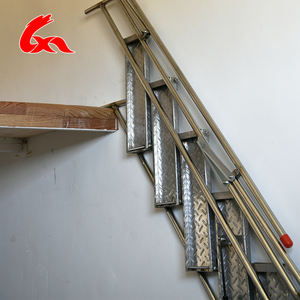 高端现代不锈钢定制折叠梯隐形楼梯耐用节省空间室内公寓用 - Product Image 3