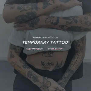 Atacado Tatuagem Temporária Personalizado Impresso Logotipo Ou Corpo Do Projeto Tatuagem Temporária Etiqueta À Prova D' Água