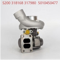Turbocompresseur S200 318168 318168R 317980 5010450477 41035010450477 pour camion Renault Euro3 MIDR060226-AC63 Moteur W63